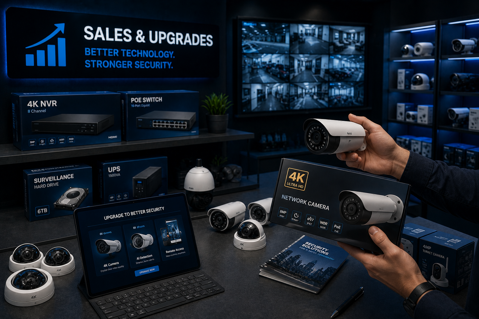 Laptops, desktops, and hardware components